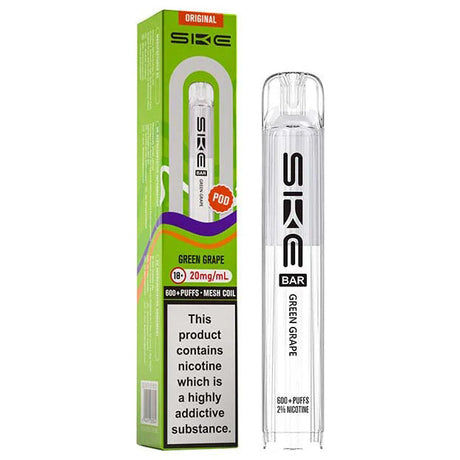 Green Grape SKE Bar 600 Prefilled Pods - Vape Universe