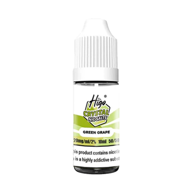 Higo Crystal Nic Salt E-liquid green grape