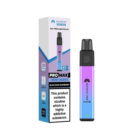 Blue Sour Raspberry Hayati Pro Max S1 Pod Kit
