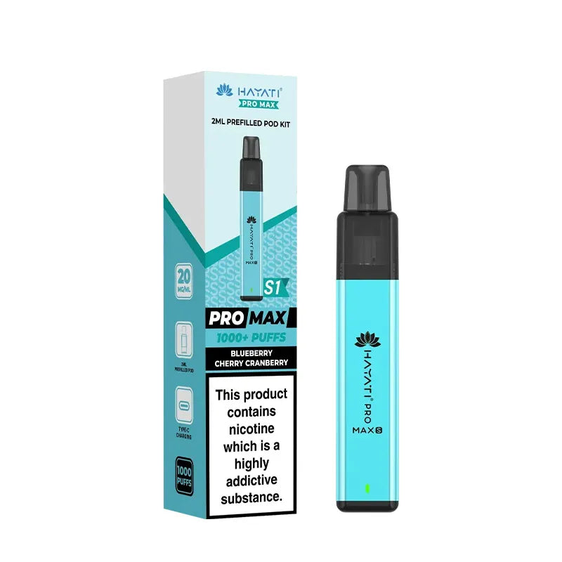Blueberry Cherry Cranberry Hayati Pro Max S1 Pod Kit