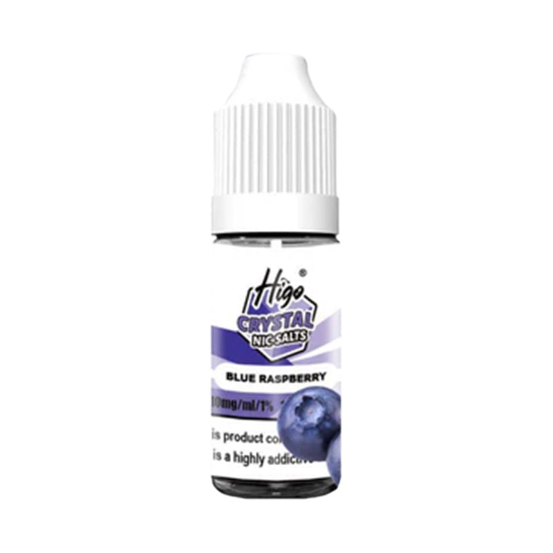 Higo Crystal Nic Salt E-liquid blue raspberry