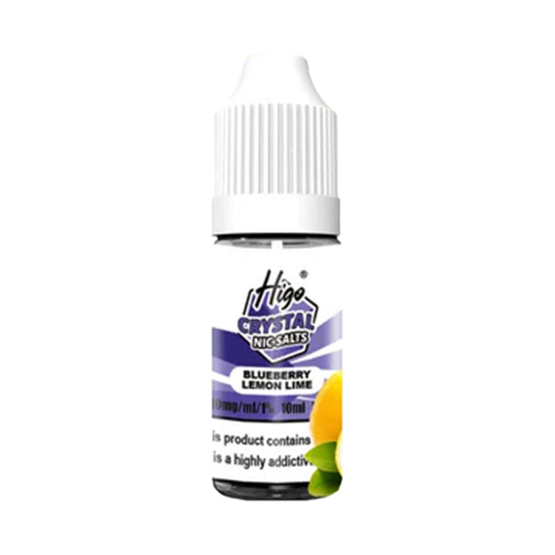 Higo Crystal Nic Salt E-liquid blueberry lemon lime