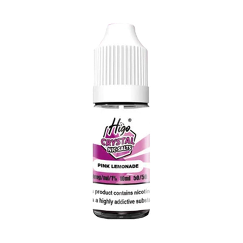 Higo Crystal Nic Salt E-liquid pink lemonade