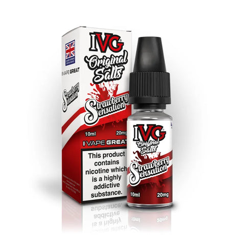 IVG Original Salt Strawberry Sensation 20mg Nic Salt -Vape Universe