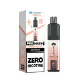 Juicy Peach Hayati Pro Max Plus 6K 0 Nicotine Pod Kit Vape Universe
