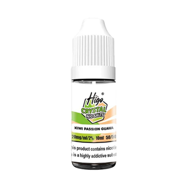 Higo Crystal Nic Salt E-liquid kiwi passion guava