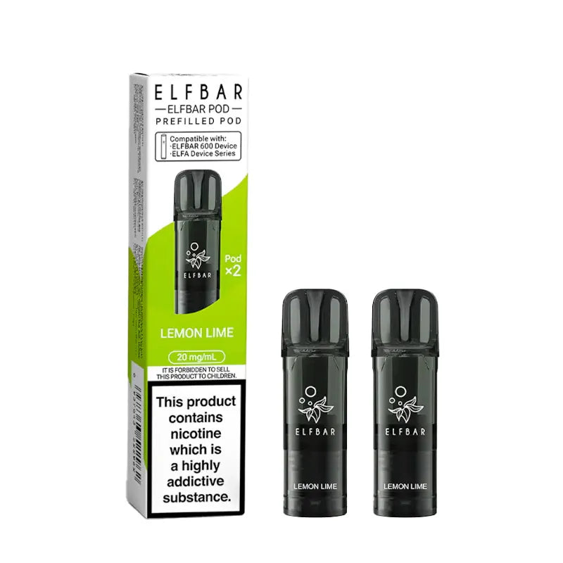 lemon Lime Elf Bar 600 Prefilled Pods

