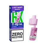 Lost Mary BM6000 Zero Nicotine Refill Pack Blueberry Sour Raspberry