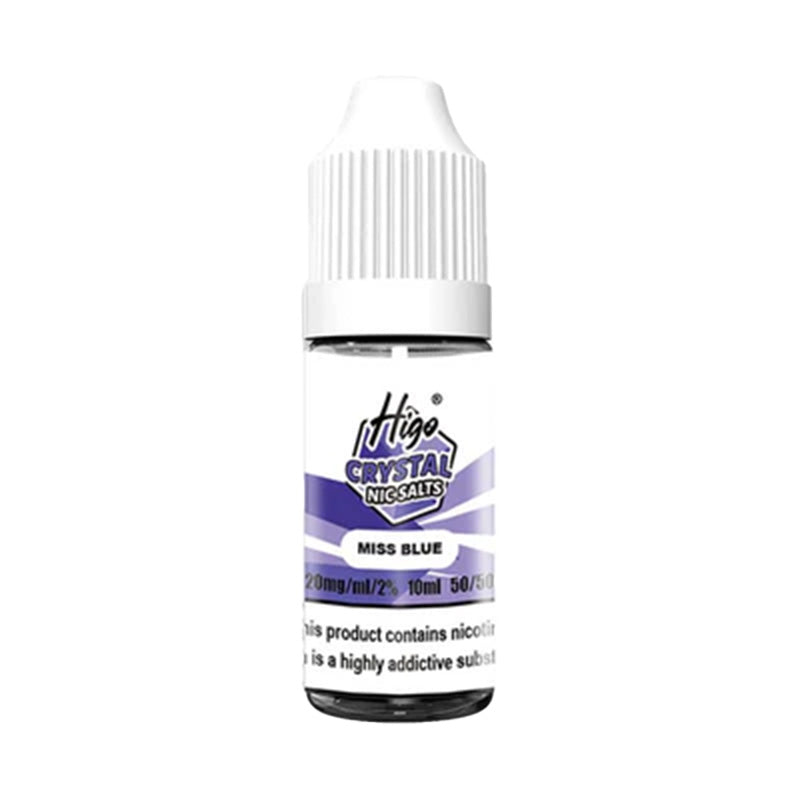 Higo Crystal Nic Salt E-liquid miss blue