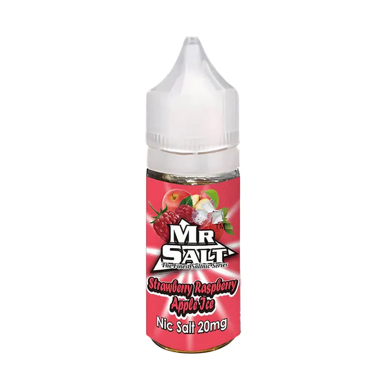 Mr Salt Strawberry Raspberry Apple Ice Nic Salt E Liquid - 10ml