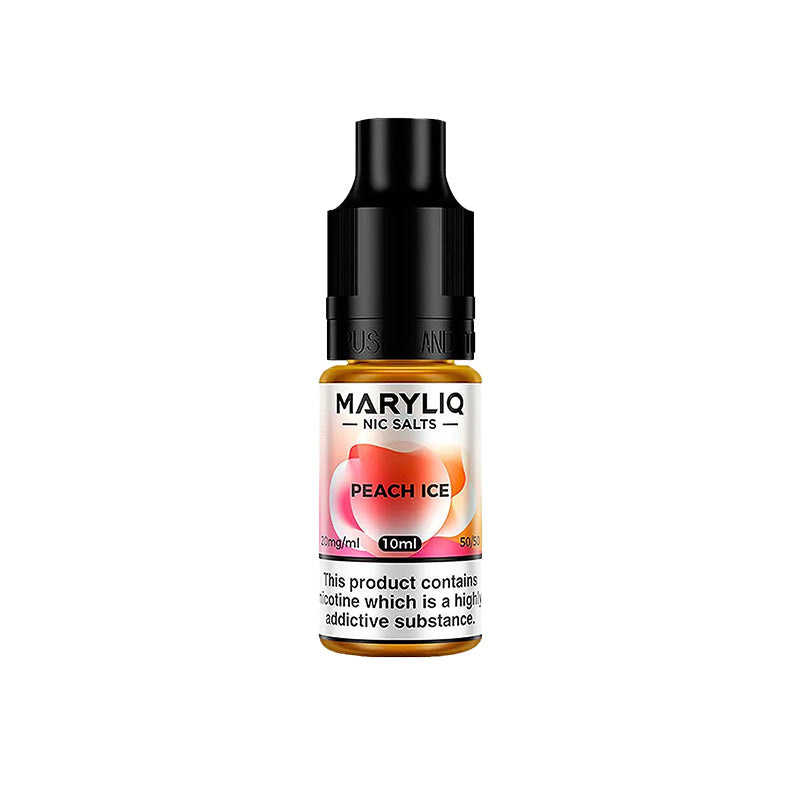 Lost Mary MaryLiq Peach Ice Nic Salt E-Liquid – 10ml