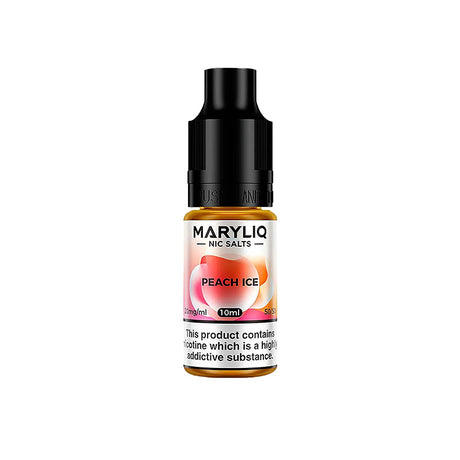 Lost Mary MaryLiq Peach Ice Nic Salt E-Liquid – 10ml