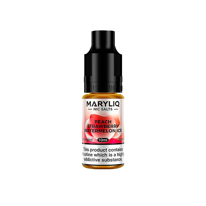 Lost Mary MaryLiq Peach Strawberry Watermelon Ice Nic Salt E-Liquid – 10ml