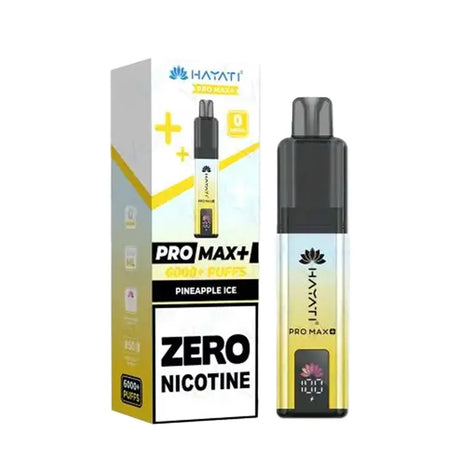Pineapple Ice Hayati Pro Max Plus 6K 0 Nicotine Pod Kit Vape Universe
