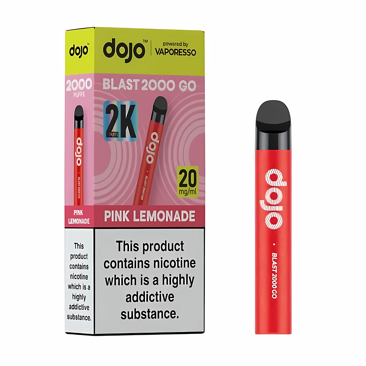 Vaporesso Dojo Blast 2000 Go Prefilled Pod Kit