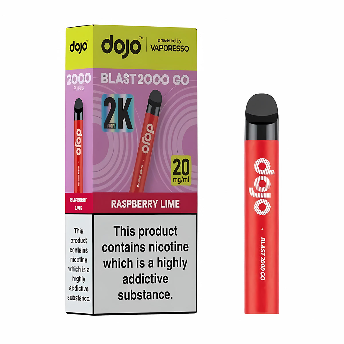 Vaporesso Dojo Blast 2000 Go Prefilled Pod Kit