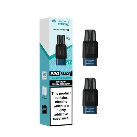 Hayati Pro Max S1 Pods Blueberry Cherry Cranberry