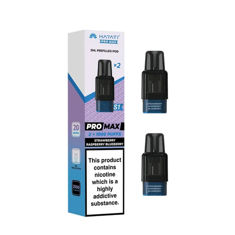 Hayati Pro Max S1 Pods Strawberry Raspberry Blueberry