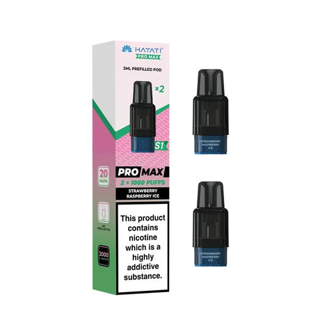 Hayati Pro Max S1 Pods Strawberry Raspberry Ice