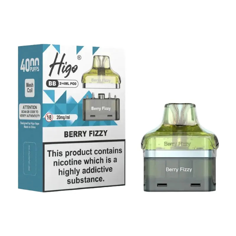 Berry Fizzy Higo BB 4000 Puffs Prefilled Pods