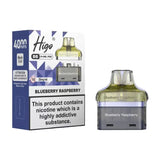Blueberry Raspberry Higo BB 4000 Puffs Prefilled Pods