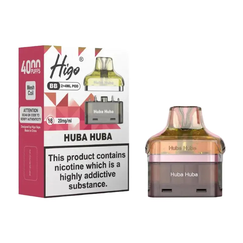 Huba Huba Higo BB 4000 Puffs Prefilled Pods