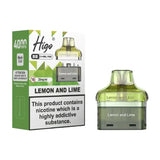 Lemon and Lime Higo BB 4000 Puffs Prefilled Pods