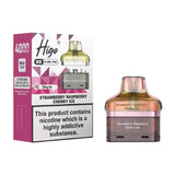 Strawberry Raspberry Cherry Ice Higo BB 4000 Puffs Prefilled Pods