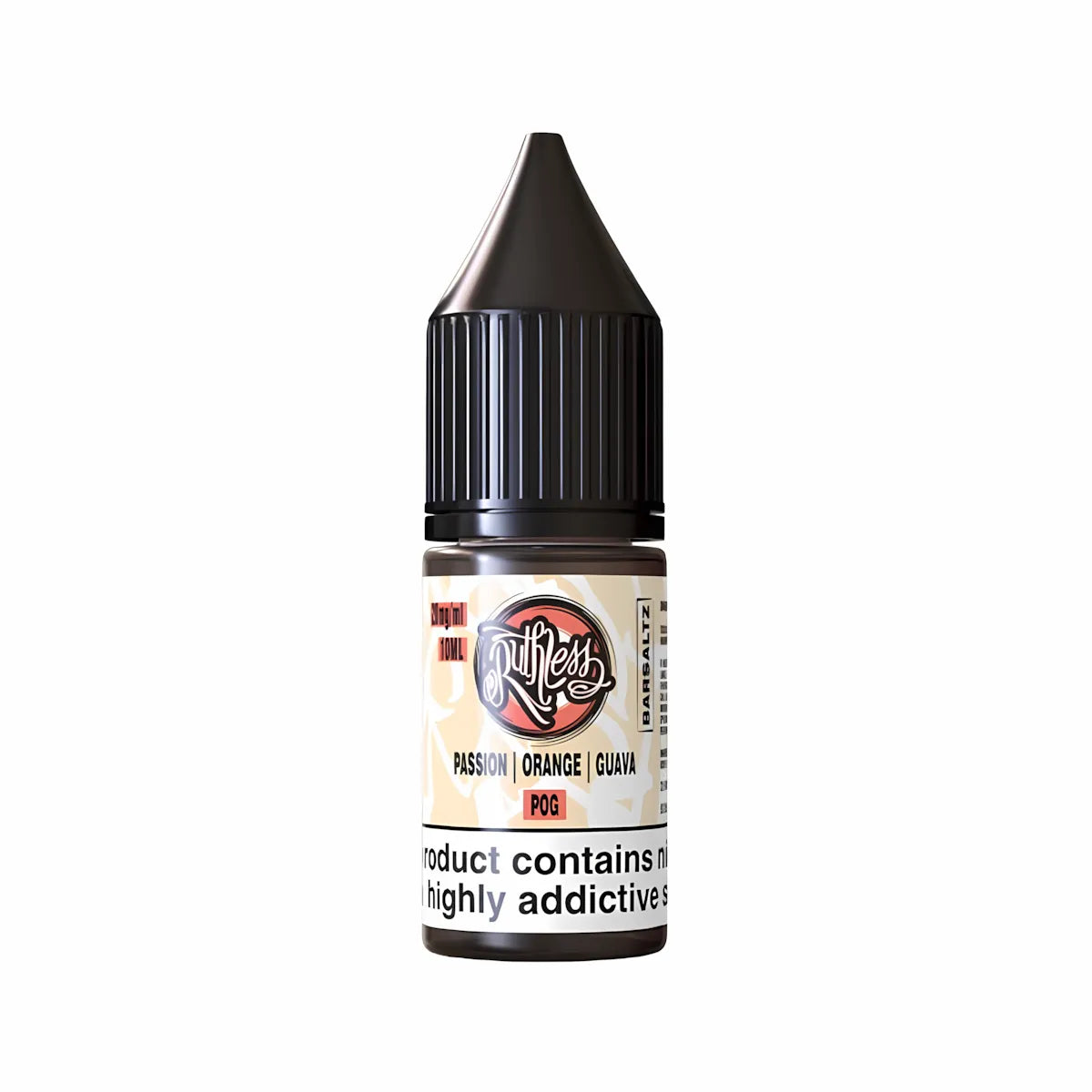 Passion Orange Guava Ruthless Nic Salt E Liquid - 10ml