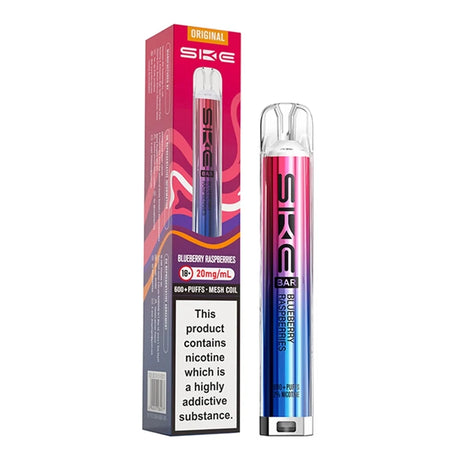 Blueberry Raspberry SKE Bar 600 Prefilled Pod Kit - Vape Universe
