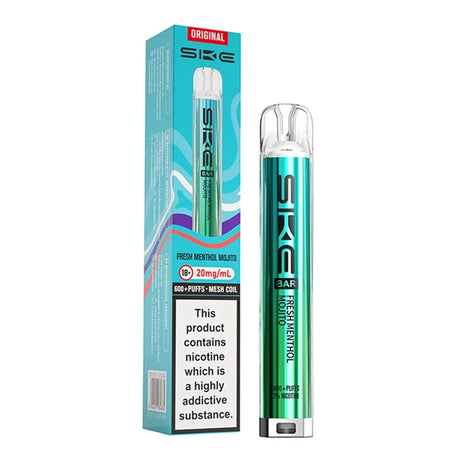 Fresh Menthol Mojito SKE Bar 600 Prefilled Pod Kit - Vape Universe
