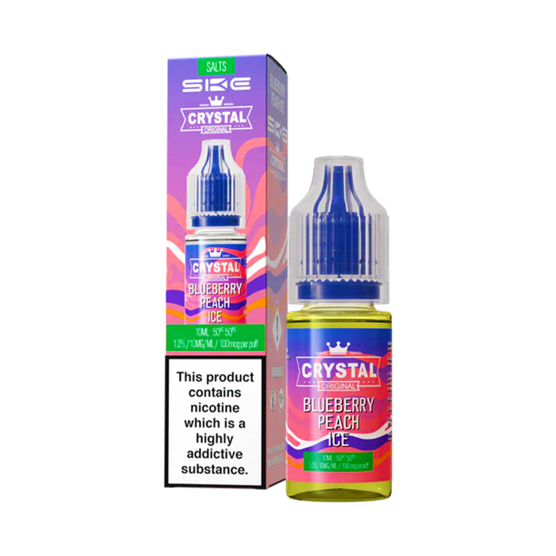 Blueberry Peach Ice SKE Crystal Original Nic Salts E-liquid-10mg