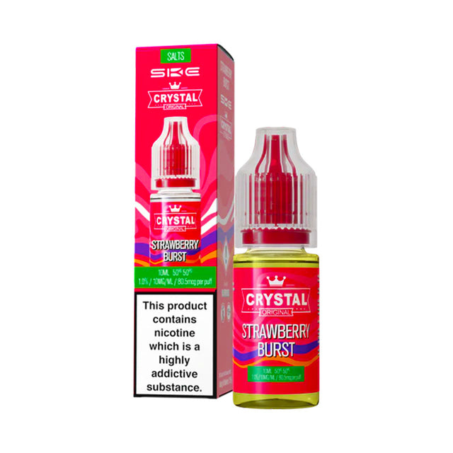 Strawberry Burst SKE Crystal Original Nic Salts E-liquid-10mg
