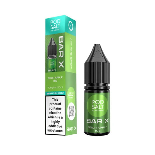Sour Apple Ice Pod Salt Bar X Nic Salt E-liquid