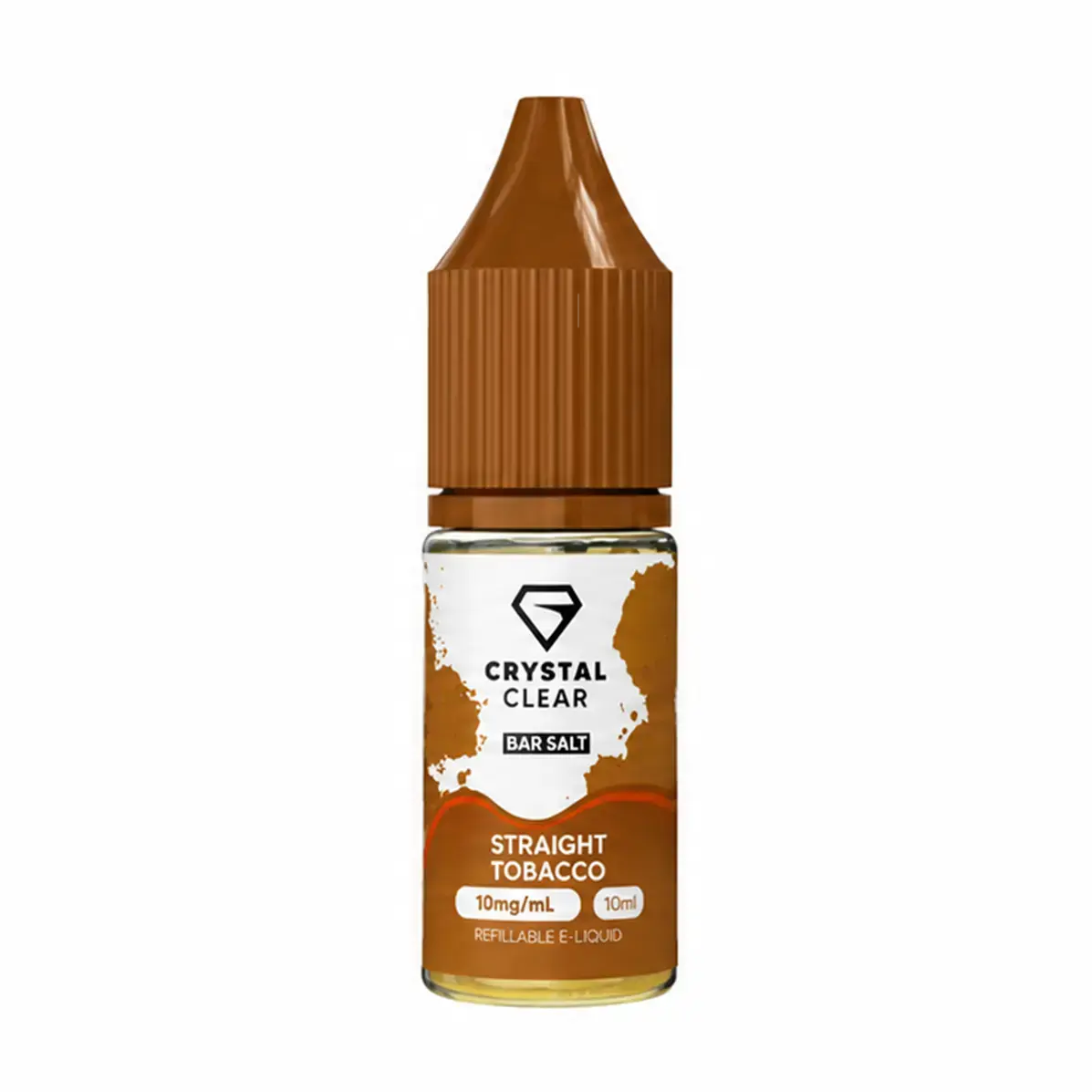 Crystal Clear Straight Tobacco Nic Salt E-liquid