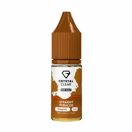 Crystal Clear Straight Tobacco Nic Salt E-liquid