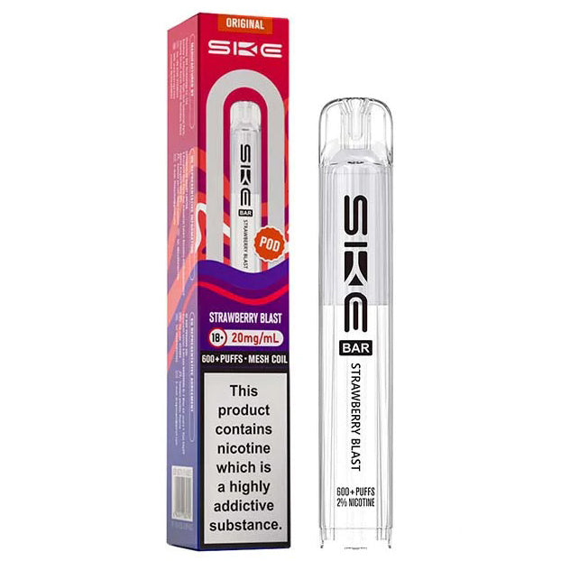 Strawberry Blast SKE Bar 600 Prefilled Pods - Vape Universe