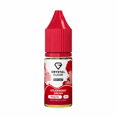 Crystal Clear Strawberry Dream Saltnic Vape Juice