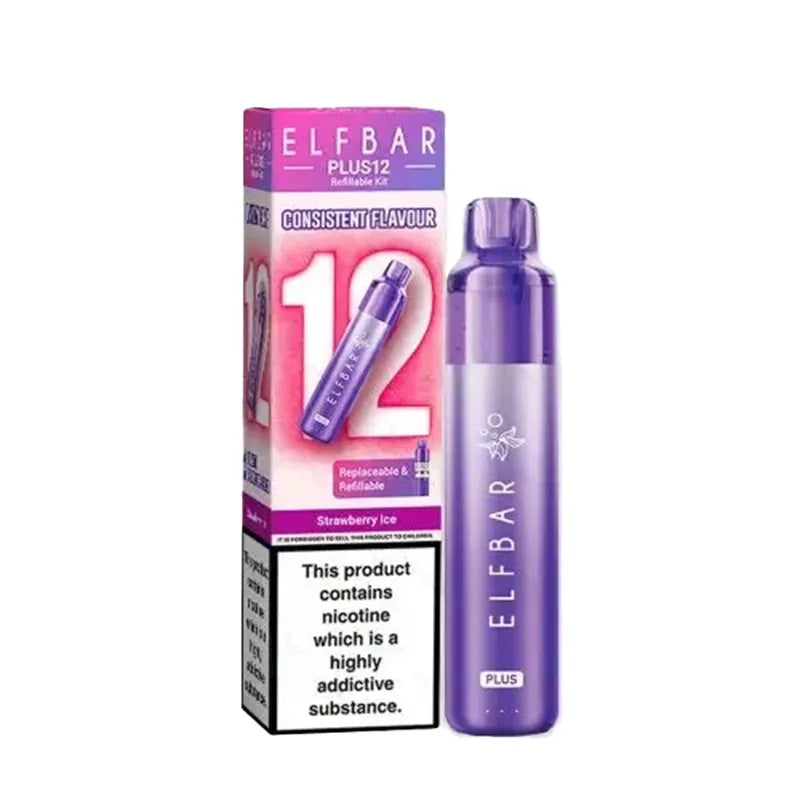 Strawberry Ice Elf Bar Plus 12 Prefilled Pod Kit
