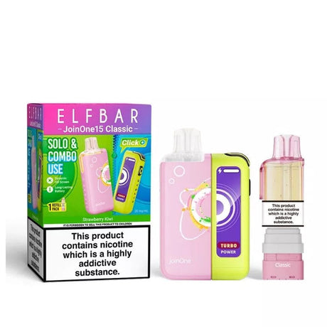 Strawberry Kiwi Elf Bar JoinOne15 Classic Prefilled Pod Kit