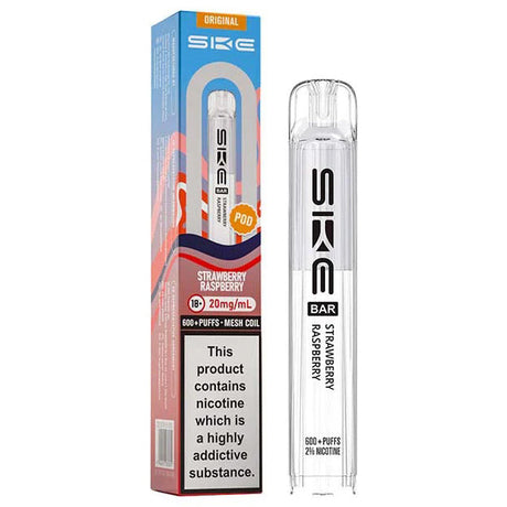 Strawberry Raspberry SKE Bar 600 Prefilled Pods - Vape Universe