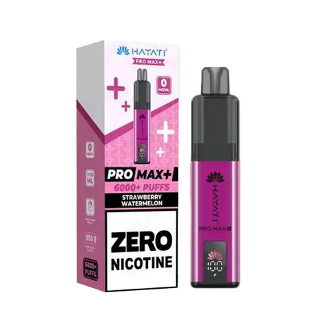 Strawberry Watermelon Hayati Pro Max Plus 6K 0 Nicotine Pod Kit Vape Universe
