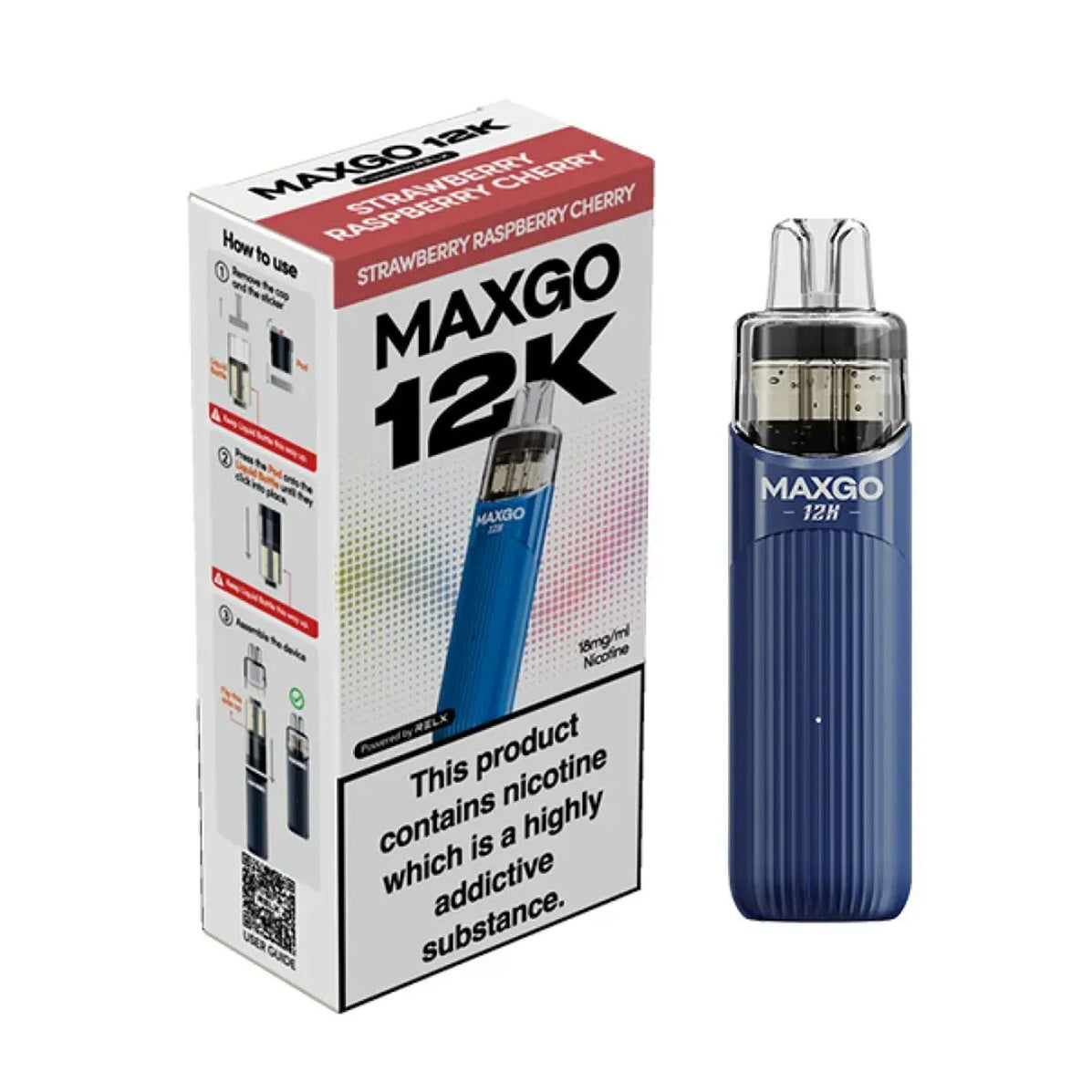 Relx Maxgo 12K Prefilled Pod Vape Kit