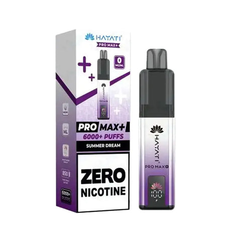 Summer Dream Hayati Pro Max Plus 6K 0 Nicotine Pod Kit Vape Universe
