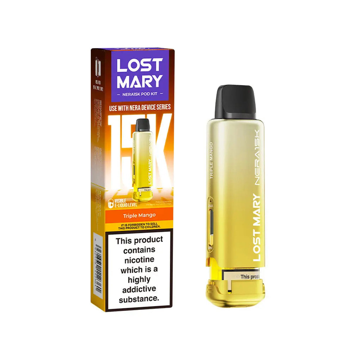 Lost Mary Nera 15K Prefilled Pod Vape Kit
