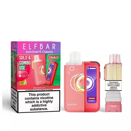 Watermelon Ice Elf Bar JoinOne15 Classic Prefilled Pod Kit